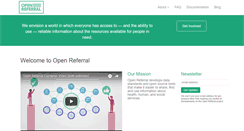 Desktop Screenshot of openreferral.org