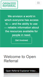 Mobile Screenshot of openreferral.org