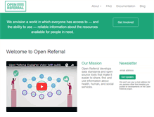 Tablet Screenshot of openreferral.org